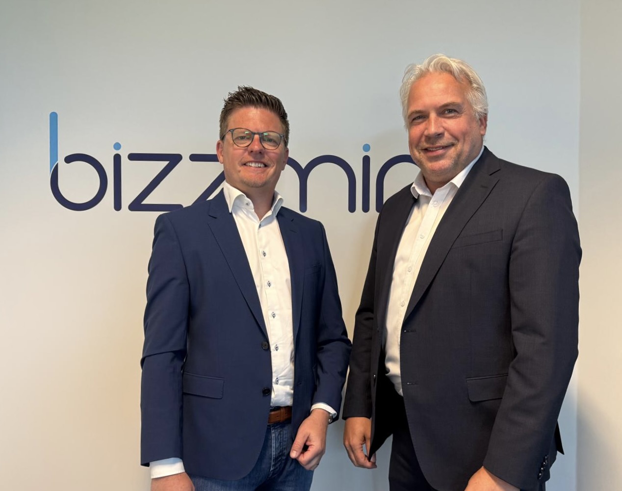 Peter de Brabandere and Mark Abbas, new CEO of Bizzmine